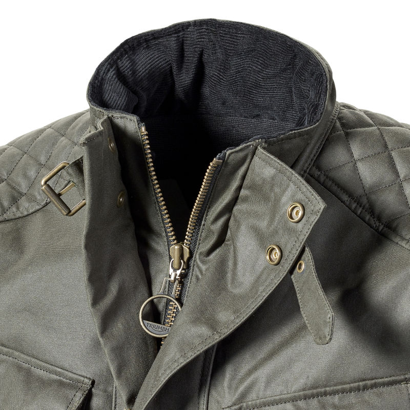 Beck Wax Motorcycle Jacket Waxed Cotton Triumph Motorcycles Clothing